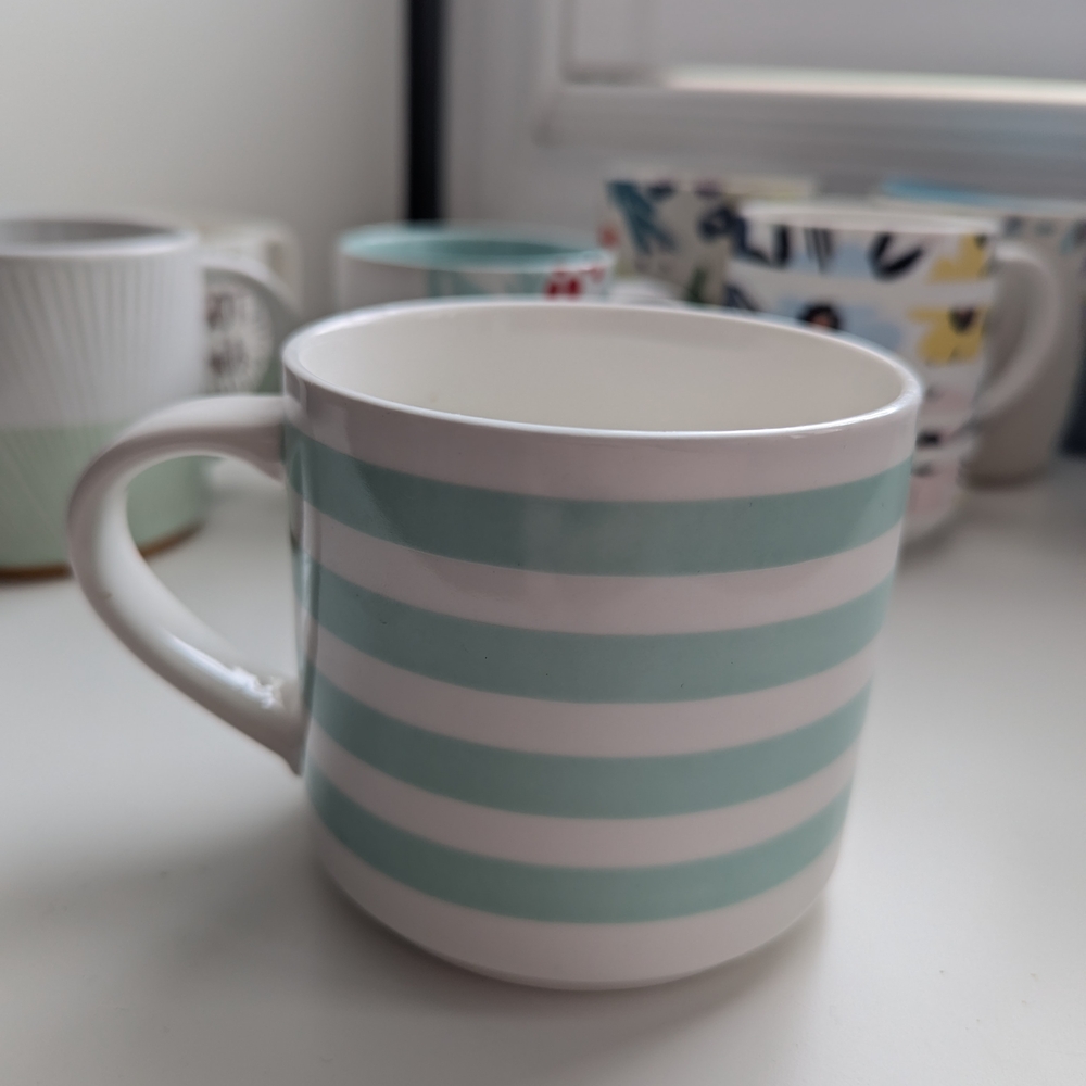 Striped Ceramic Mug